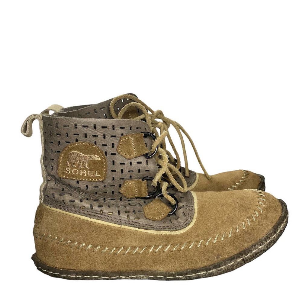 Women’s Sorel Joplin Leather, Silver Sage Size 6